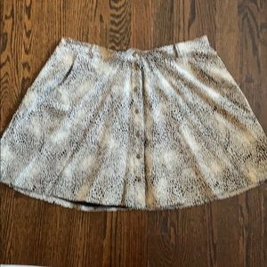 Club Monaco printed mini skirt
